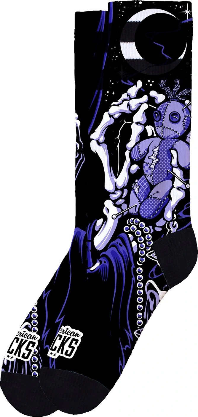 American Socks Vodoo Signature socks, Purple, L/XL