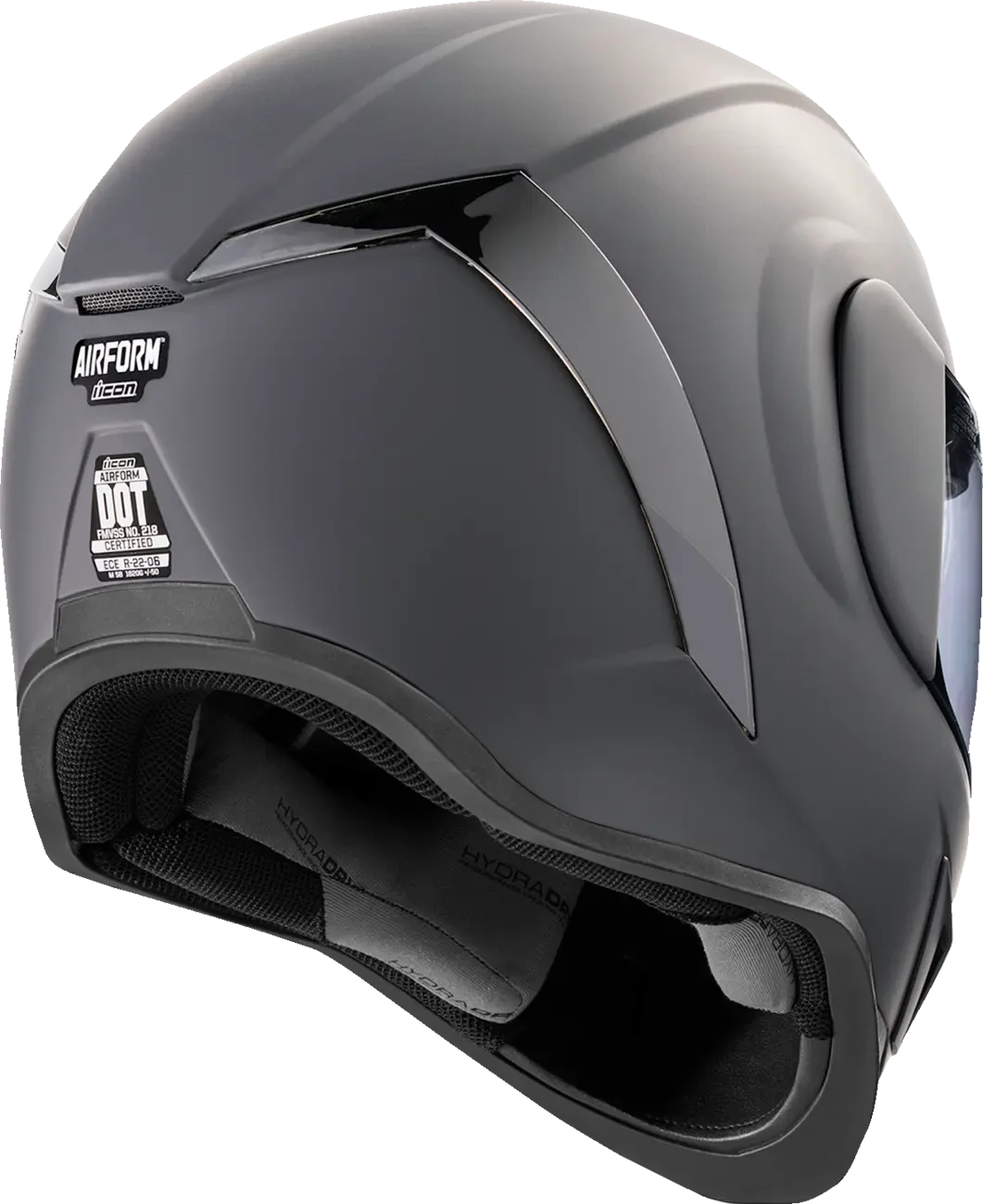 HELMET AIRFORM DARK RUB BLACK XS