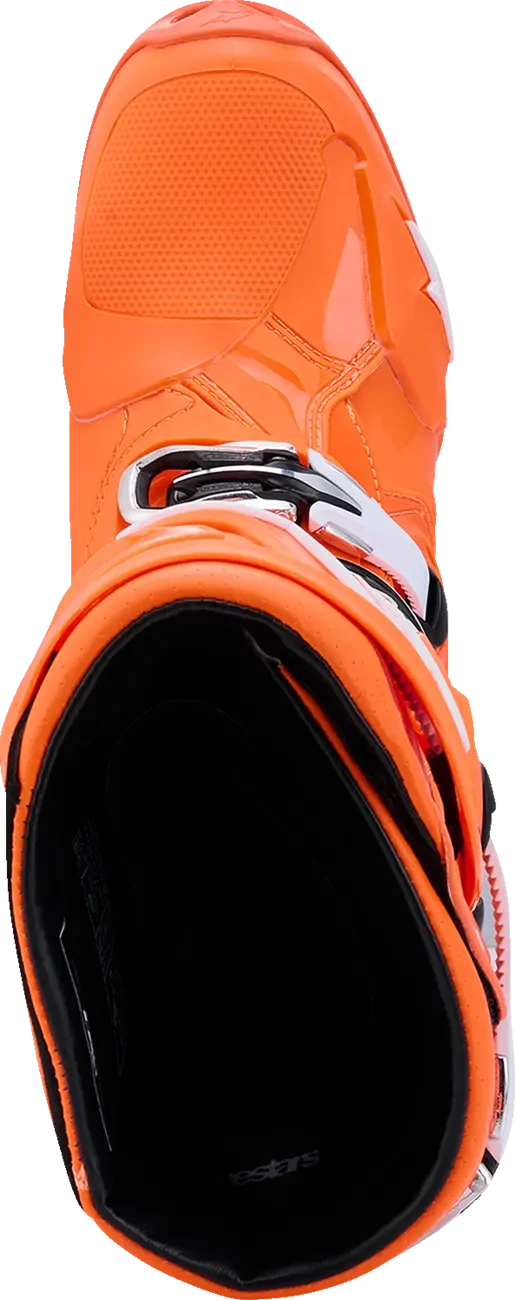 BOOT TECH 10 S-VENTED ORG FL/BLK/WHT 7
