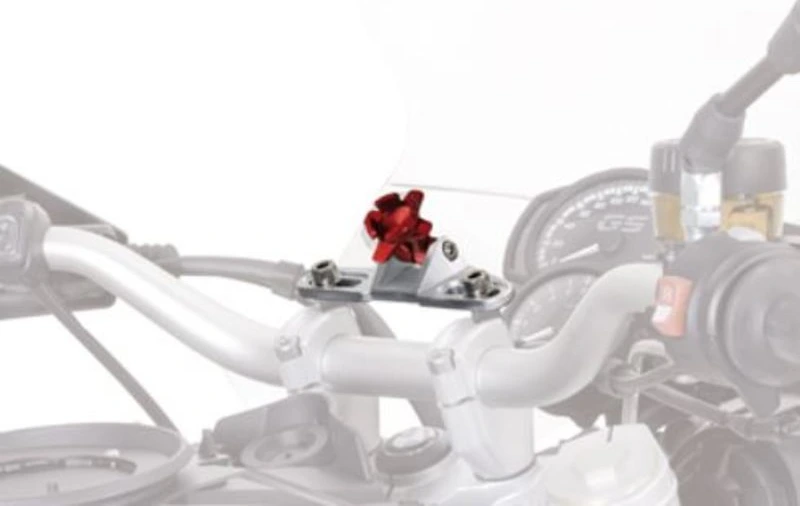 Givi Universal support in billed and anodized aluminium for gps-holders