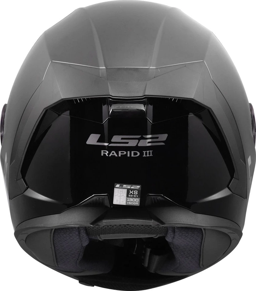 LS2 FF820 RAPID III SOLID Helmet - 3XL, Matt Black