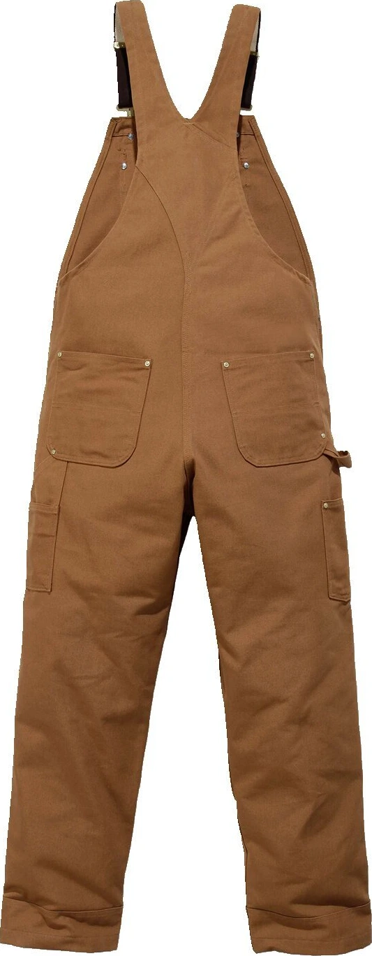 Carhartt Relaxed Fit duck bib overall, carhartt brown, 30/32
