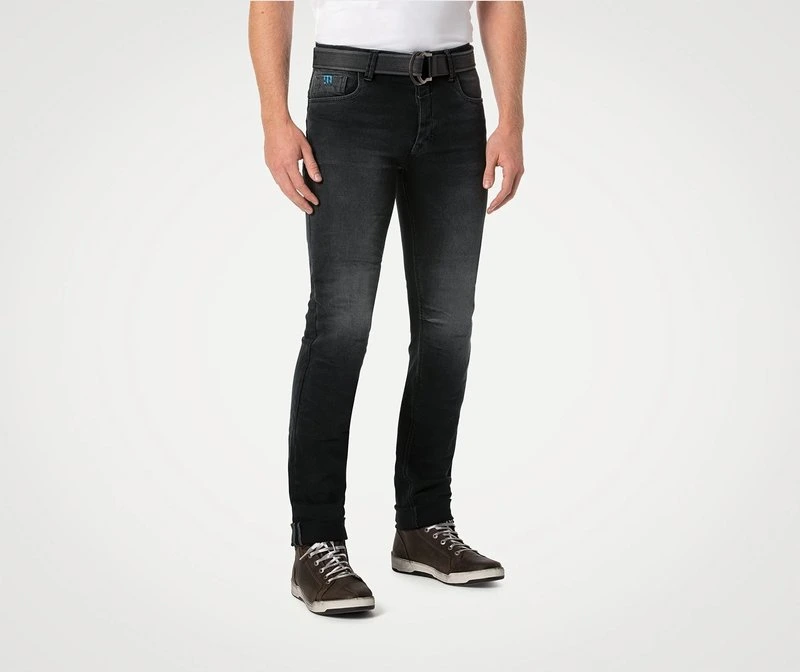 PMJ Jeans Caferacer Black Belt Included, 30