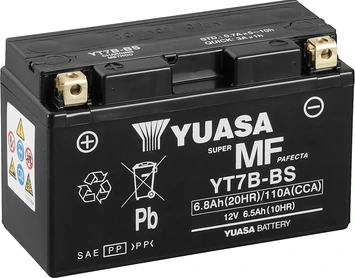 Yuasa BatteryYT7B(WC) pripildyta rūgštimi (8)