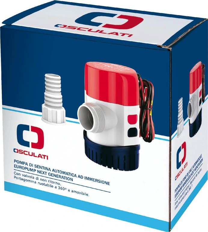 Europump Next Generation automātiskais tilpnes sūknis 750 12V