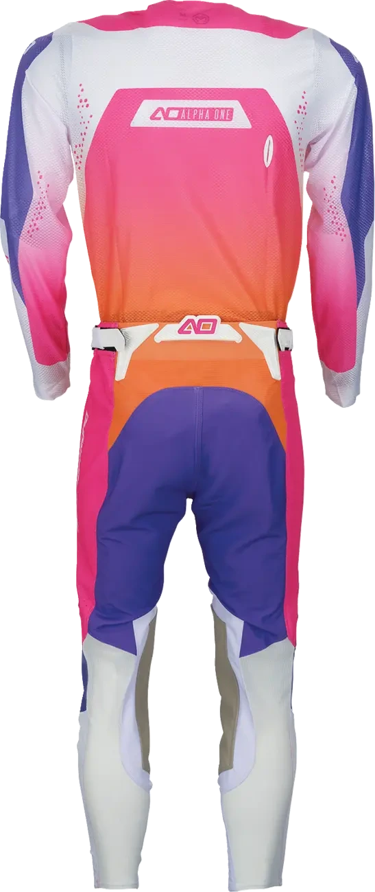 JERSEY ALPHA ONE ORANGE/PURPLE SM