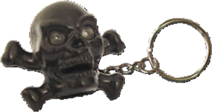 Triktopz Skull N Bones key chain, Black