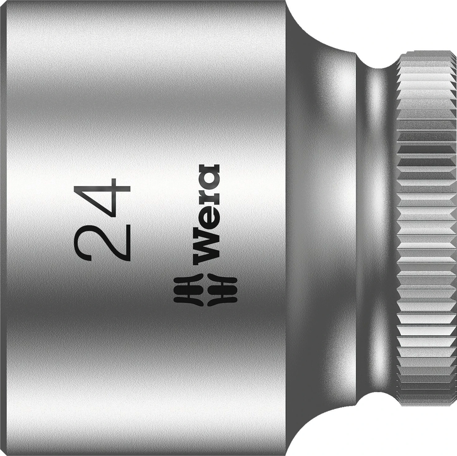 Wera Zyklop 3/8" socket - Metric 24.0, 24 mm, Chrome