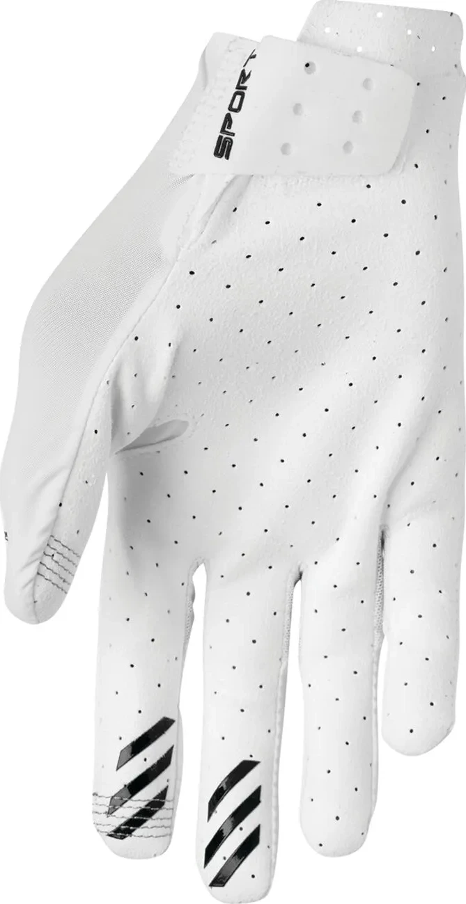 GLOVE SPORT VENTED WHITE XS