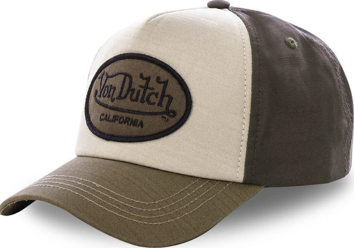 Von Dutch Permament cap 3-coloured marron 1
