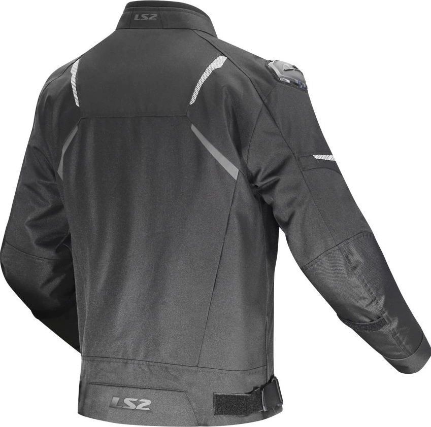 LS2 ZOOM MAN JACKET - M, Black Red