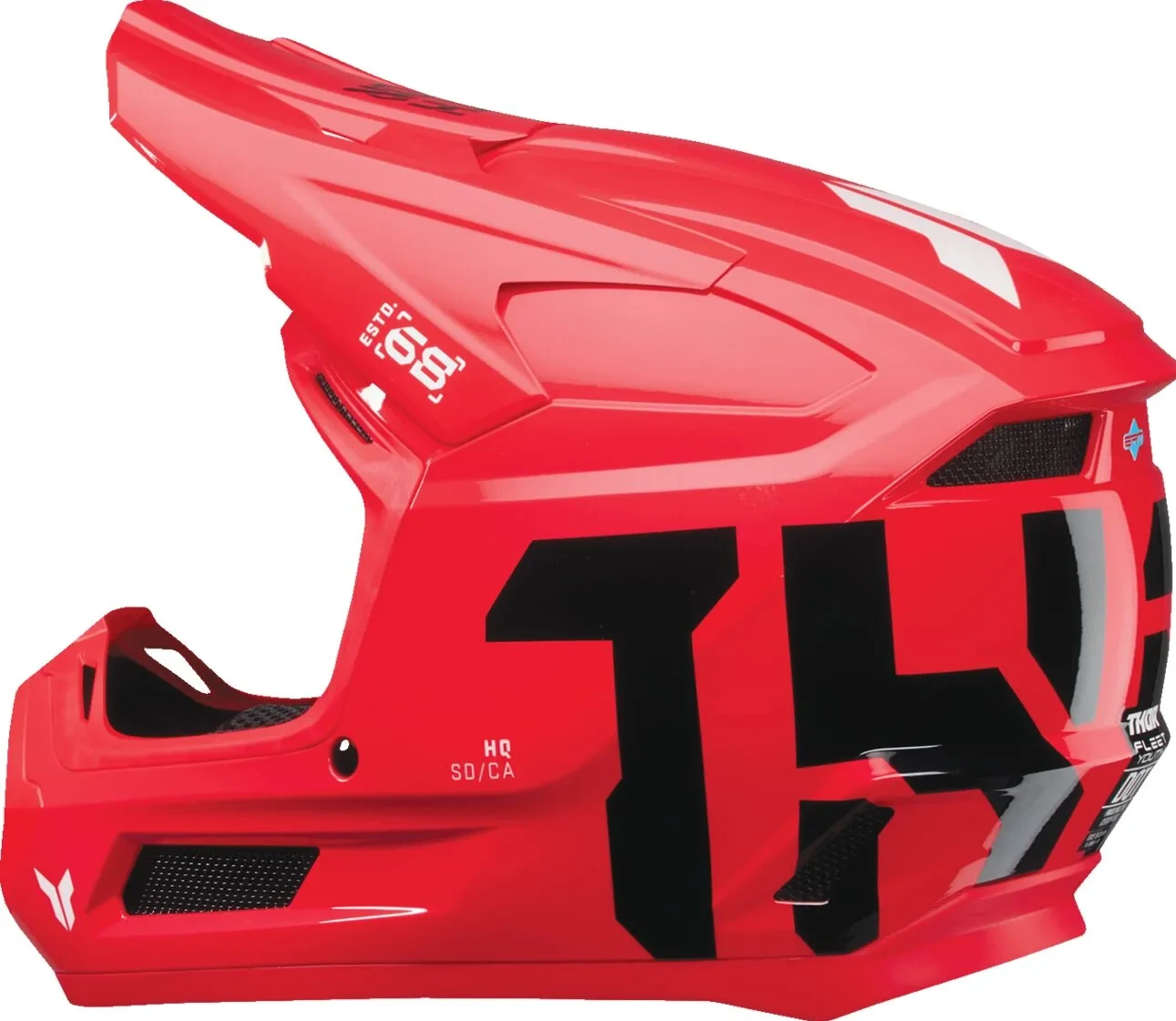 HELMET FLEET YOUTH FORGE RED S