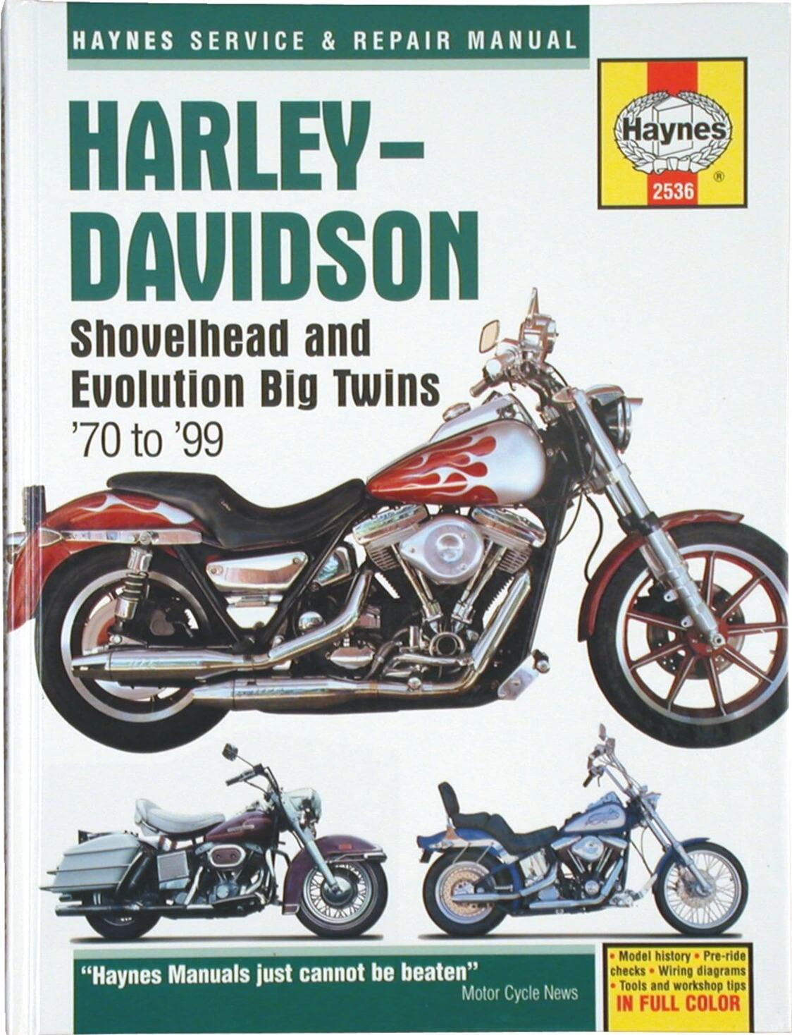 Haynes, techninės priežiūros vadovas. 70-99 Big Twin