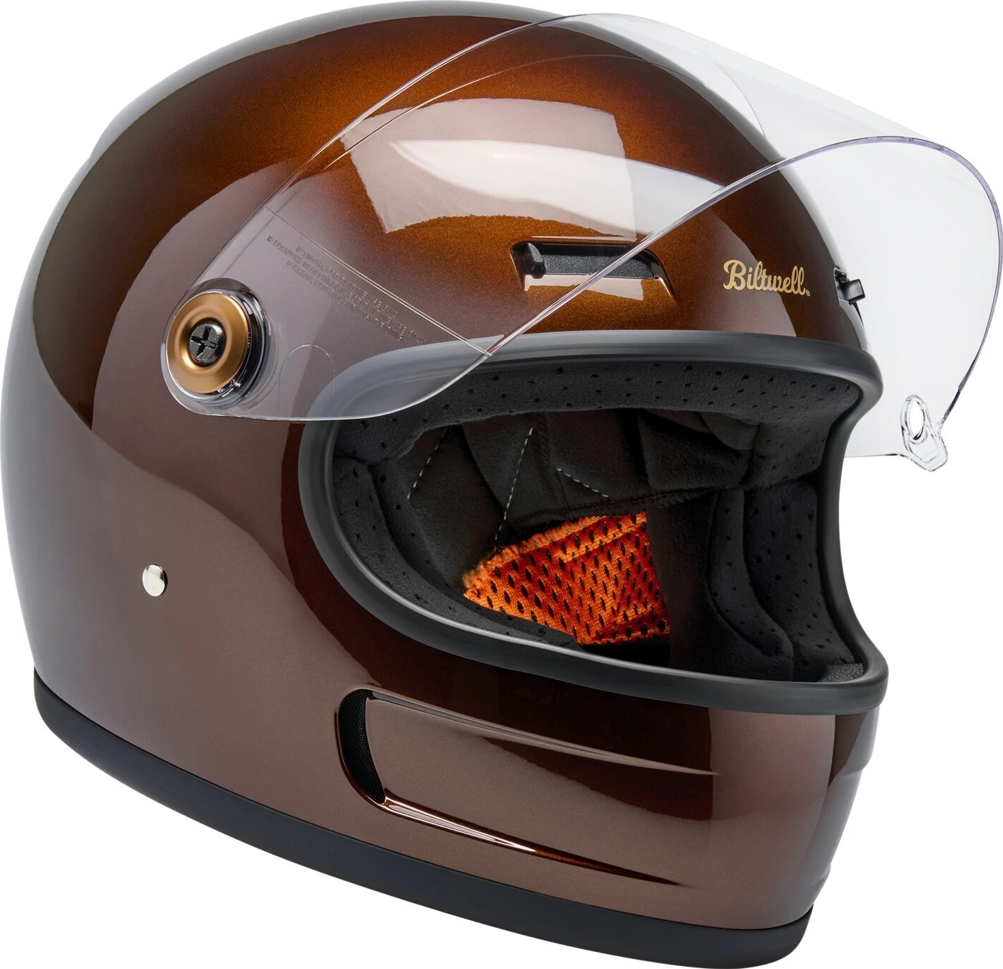Biltwell Gringo SV helmet metallic whiskey, Brown, M