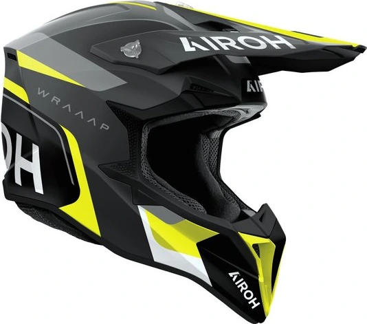Airoh Helmet Wraaap Conquer Yellow matt, 2XL