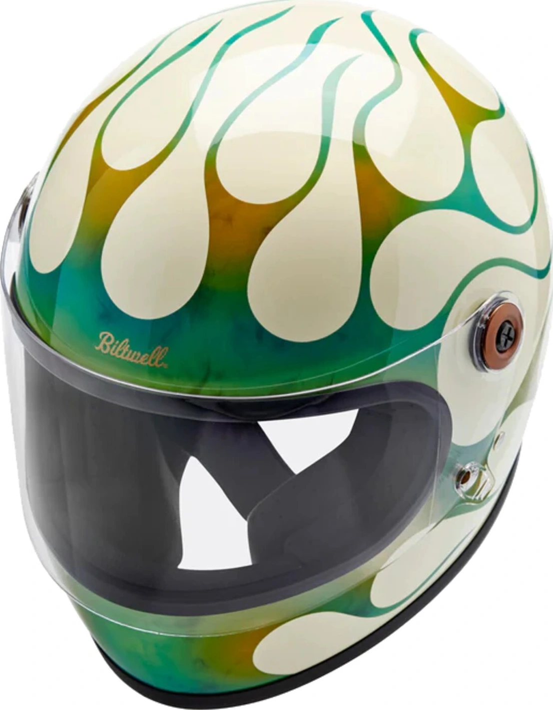 Biltwell Gringo S x Born Free collab helmet, Green, 2XL, Gloss
