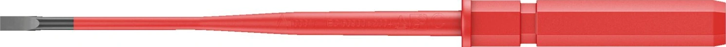 Wera compact inter-changeable screwdriver shaft slotted, Black, 154 mm
