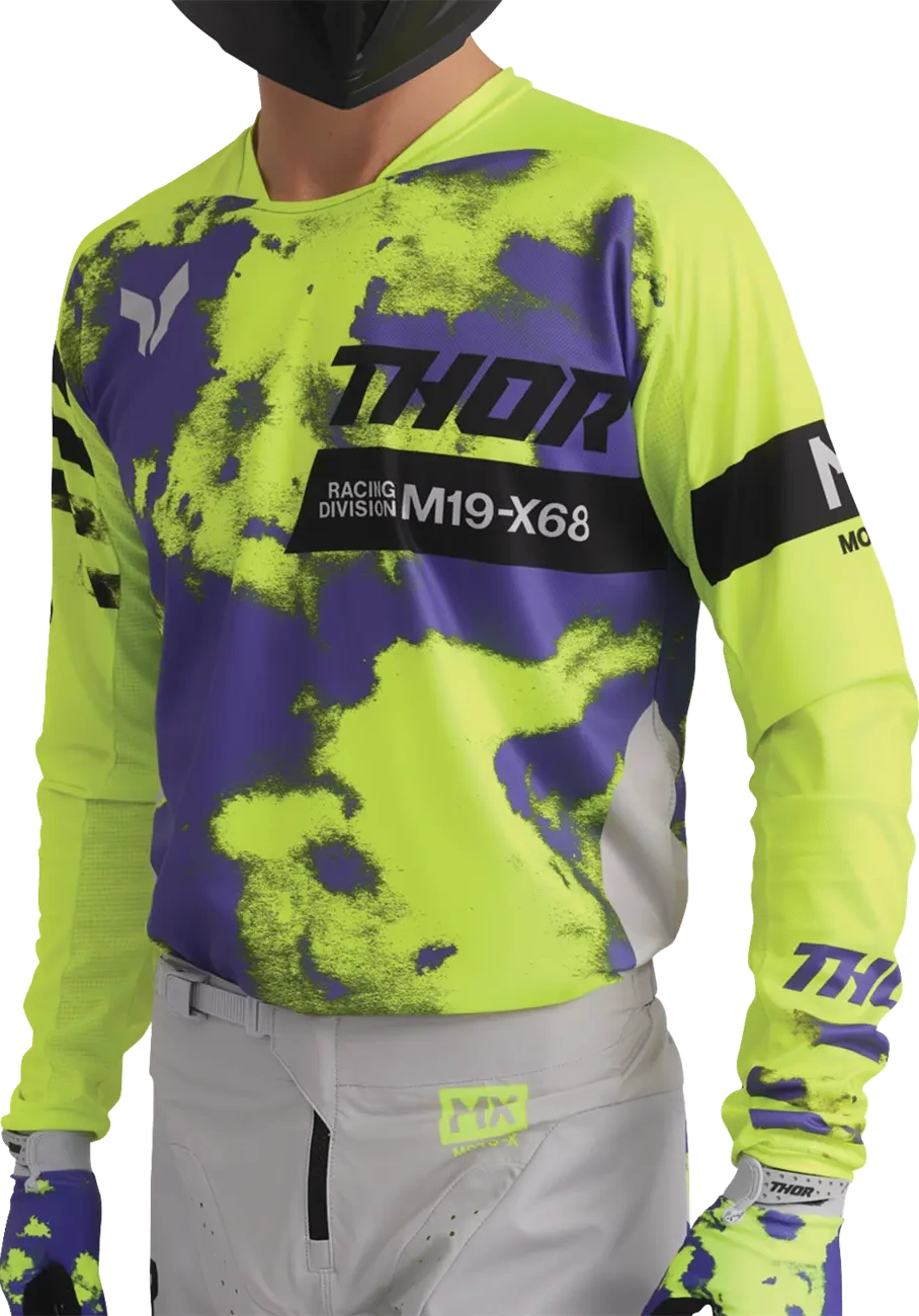 JERSEY LAUNCHMODE BLEACH GY/ACID S