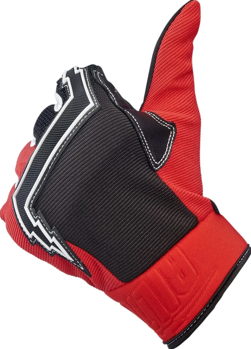 GLOVES BAJA RED/BLK XS