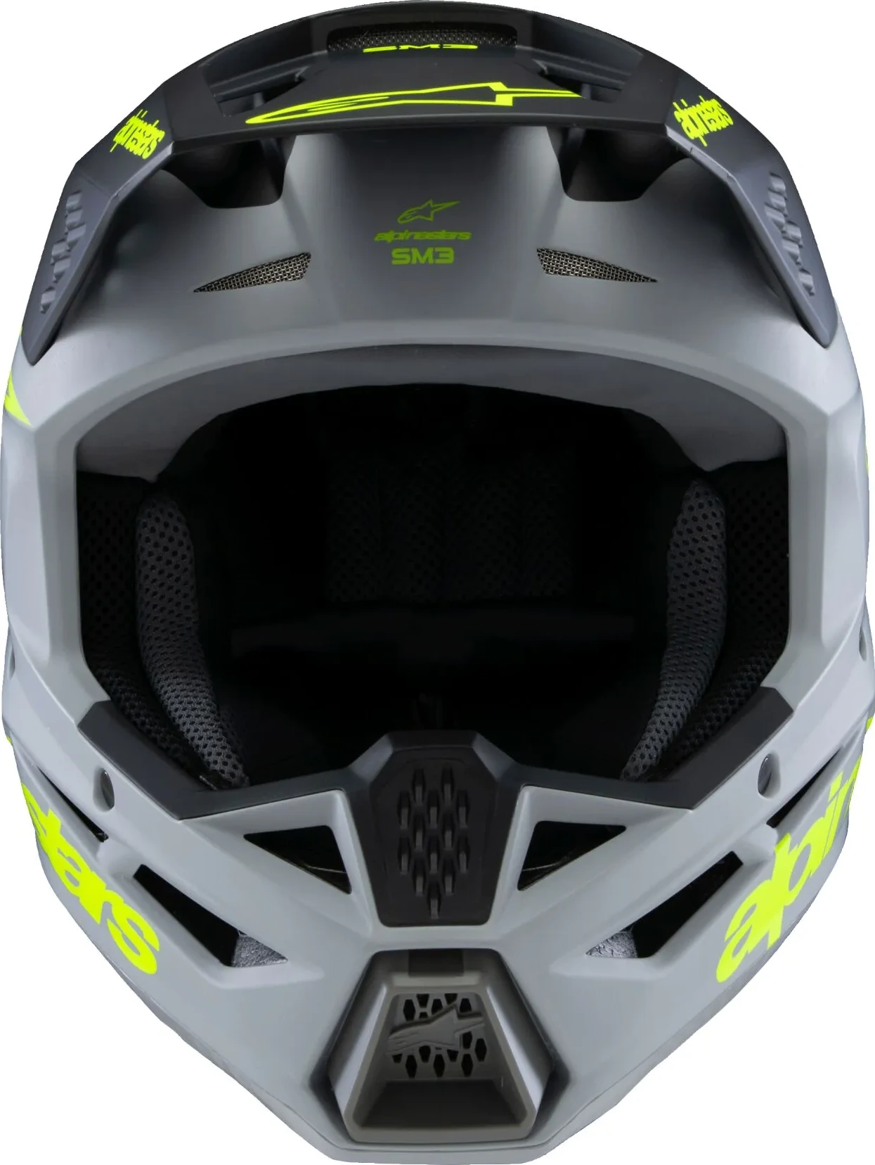 HELMET YTH SM3 RADIUM GY/BLK/YL YS