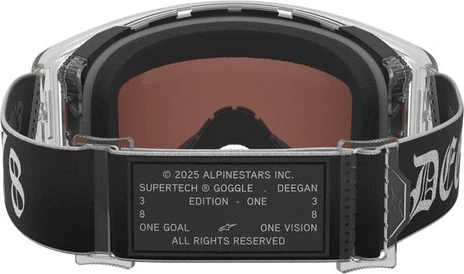 Alpinestars Goggle Supertech LTD DNGR38 XXV SILVER BLACK MIRROR SILVER