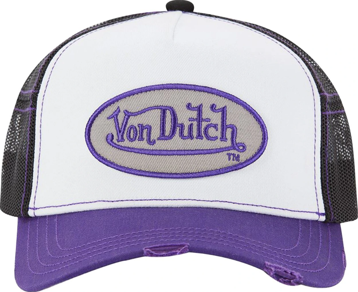 Von Dutch Trucker mesh cap pur, White