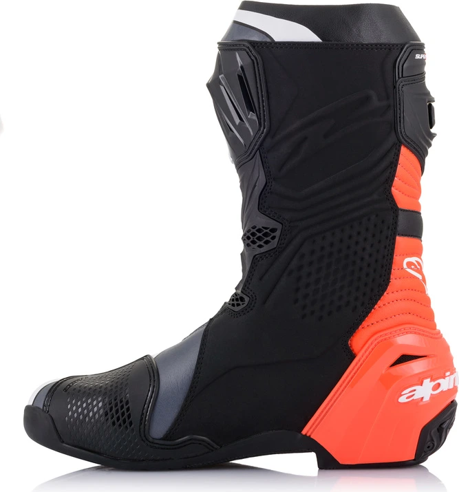 Alpinestars Boot Supertech R v2 Black/Fluo Red/White, 41
