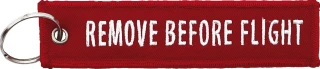 Key ring Remove before flight