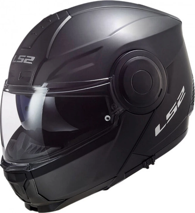 LS2 FF902 SCOPE II Solid Helmet - S, Gloss Black