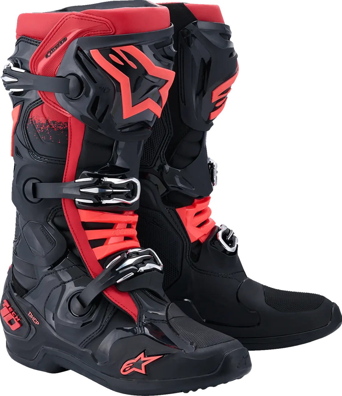BOOT TECH 10 BLK/RD 7