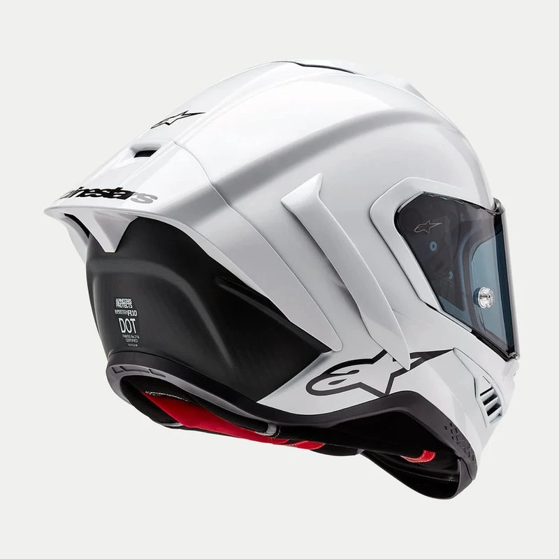 Alpinestars Helmet Supertech R10 White/Flat Black, XS