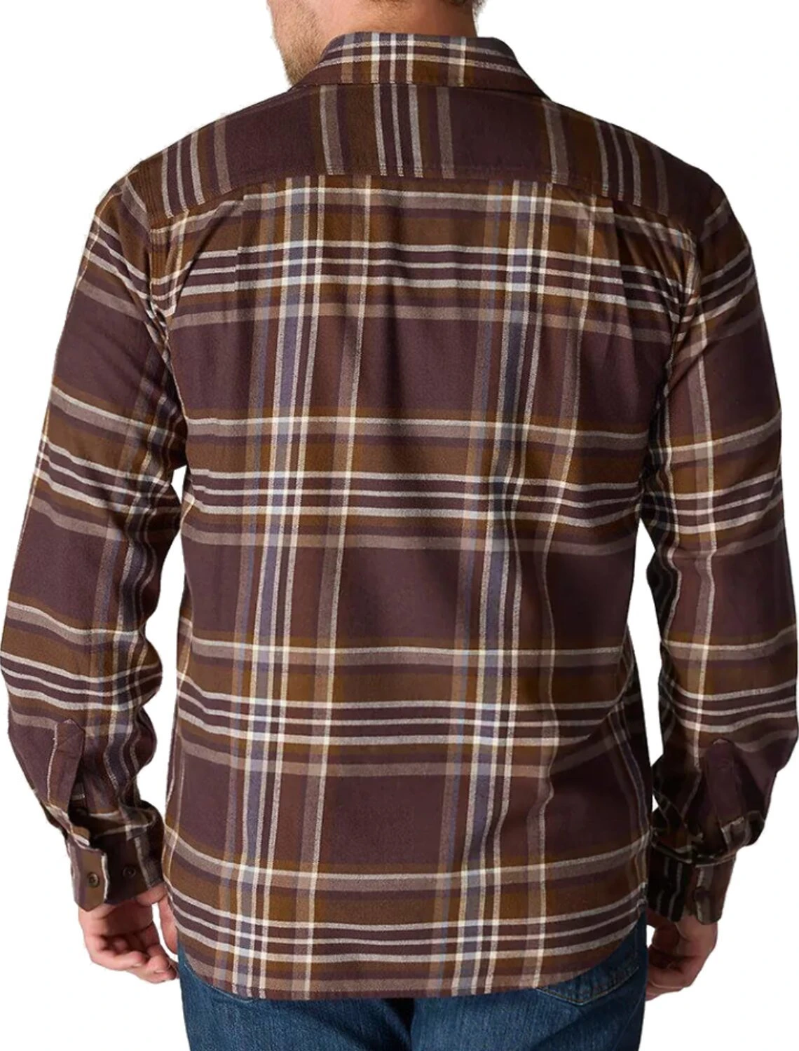 Carhartt Flannel Plaid shirt, dark sepia, L