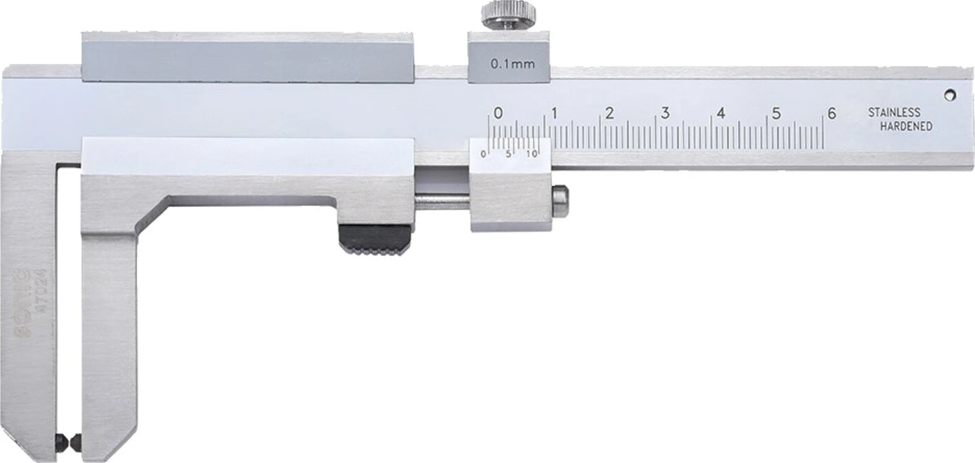 Sonic, vernier caliper for brake discs, Black, 175 mm