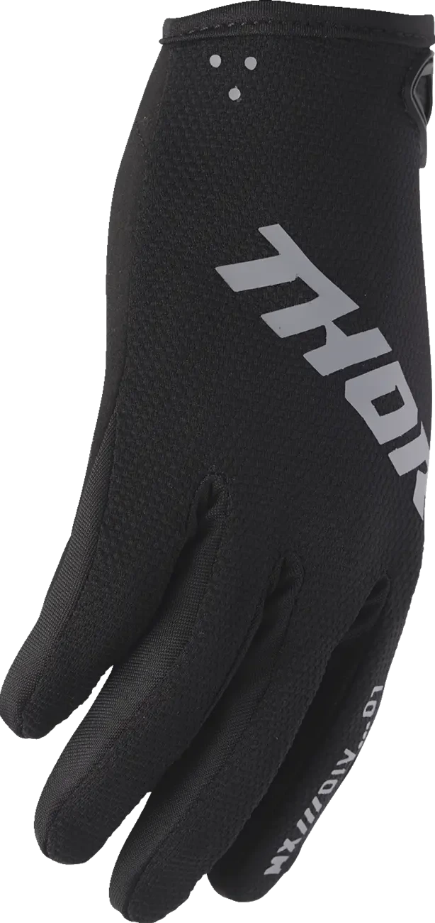 GLOVES YTH RIDEMODE STATIC BLACK XS