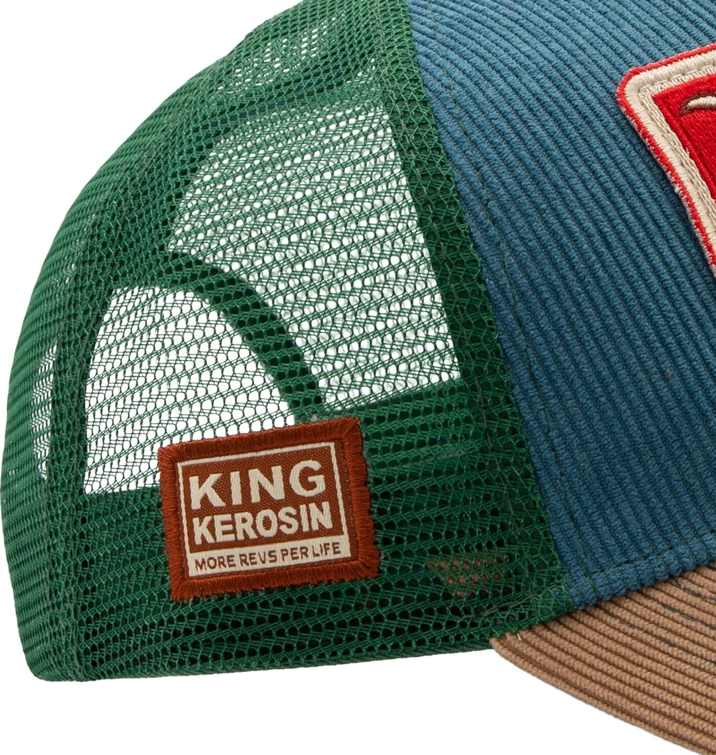 King Kerosin Country Roads cap, smoke, Blue