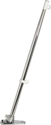 SS flagstaff 14 x 400 mm w/chromed-ABS base