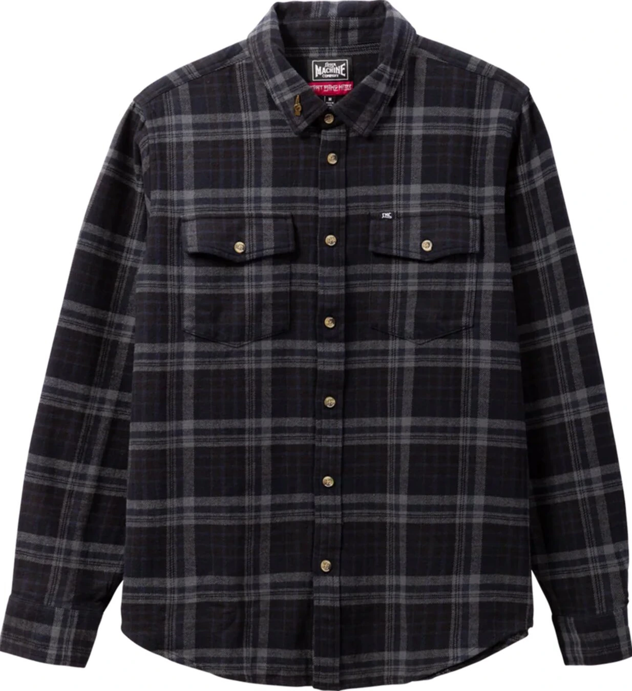 Loser Machine Step up flannel shirt black, M