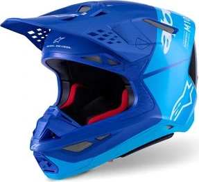 Alpinestars Helmet S-M10 Flood Met Blue/Blue/Carbon, XS
