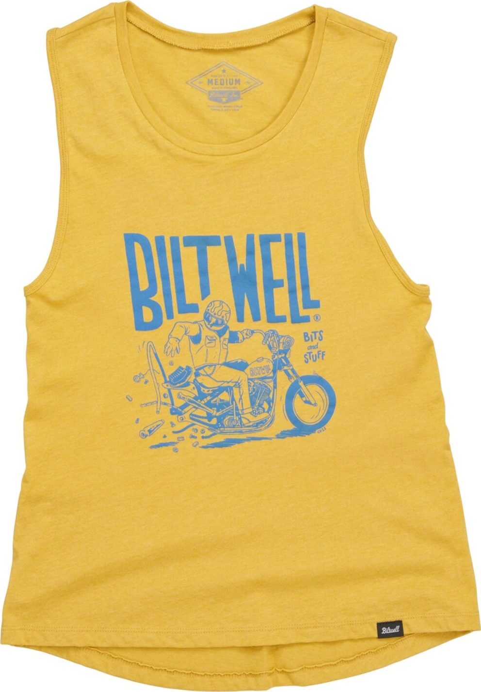 Biltwell Oops female tanktop, Yellow, S