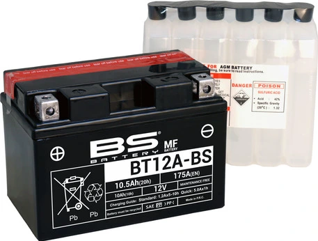 BS Battery BT12A-BS MF (cp) Nereikalaujanti priežiūros