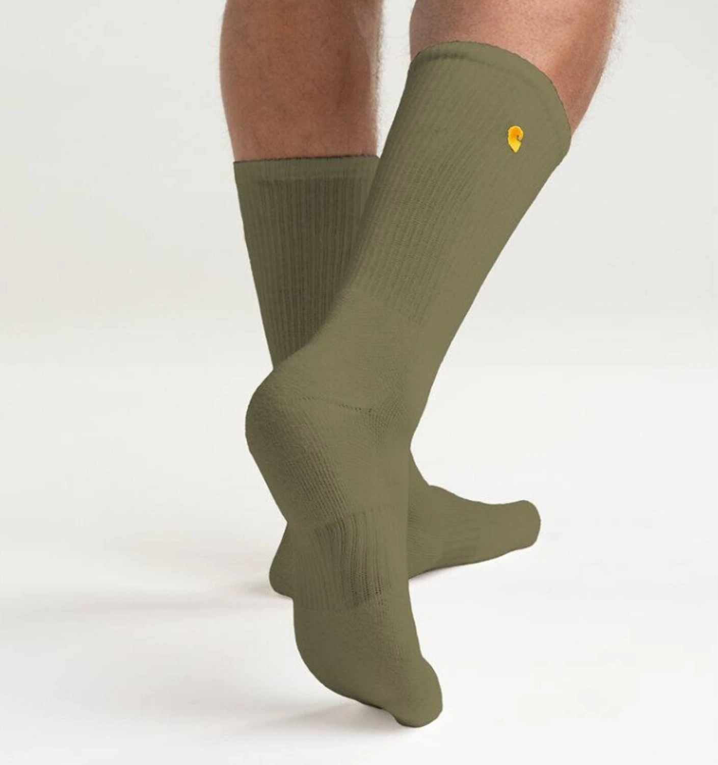 Carhartt Force™ Midweight Crew socks 2 Pack, Green, XL