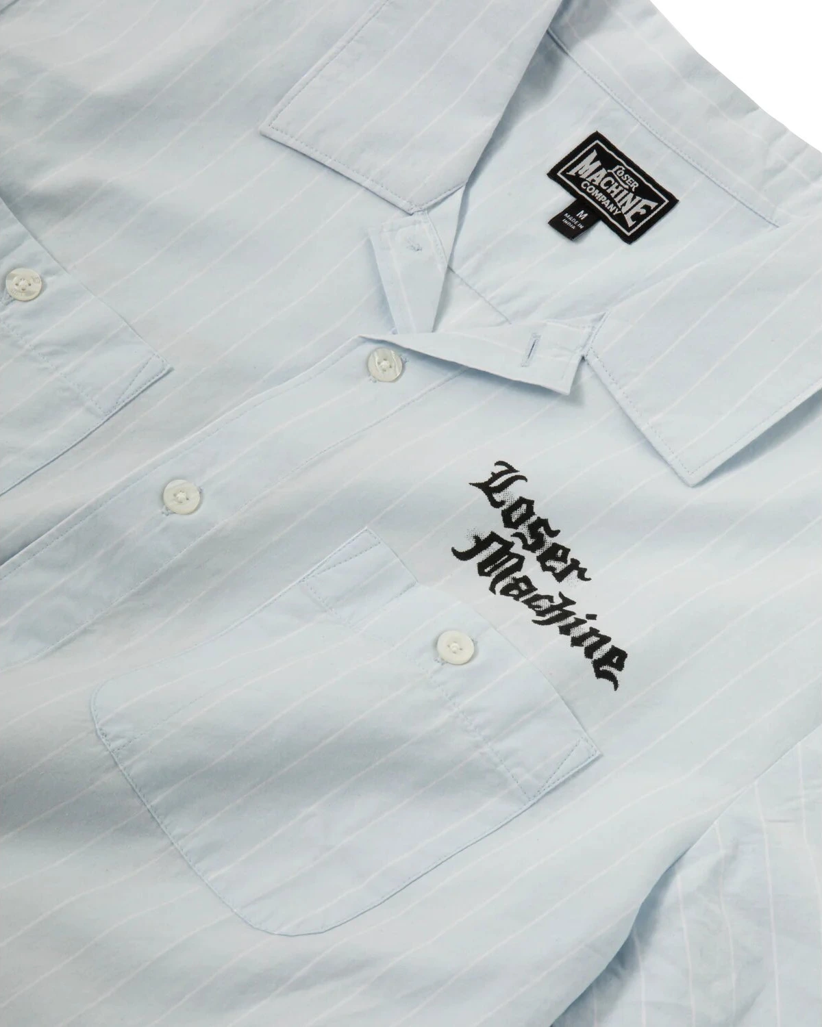 Loser Machine Attendant shirt, light blue, M