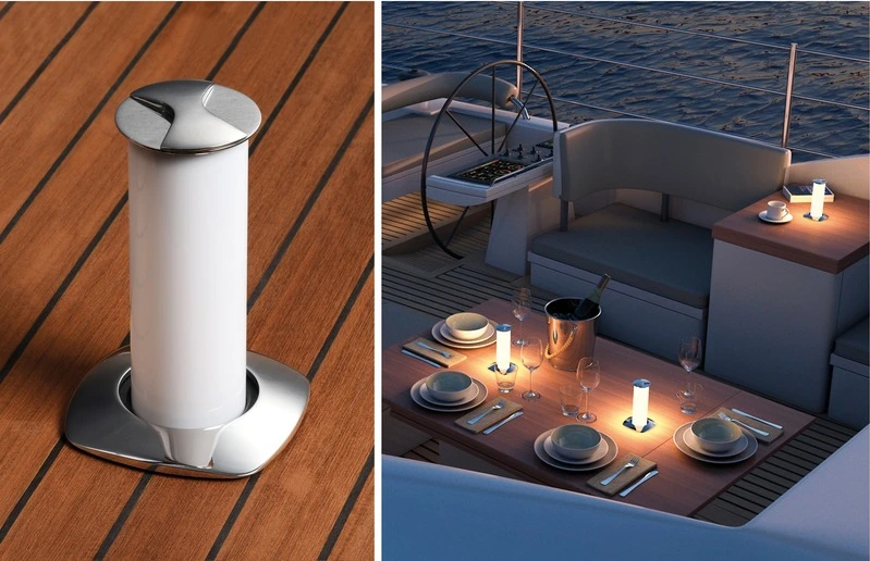 Osculati Aurora pop-out LED table light