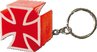 Triktopz Cross pin key chain