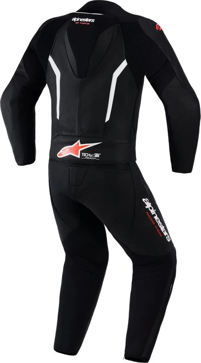 Alpinestars Leather suit 2PCS GP Force V2 Black/White/Fluo Red, 50