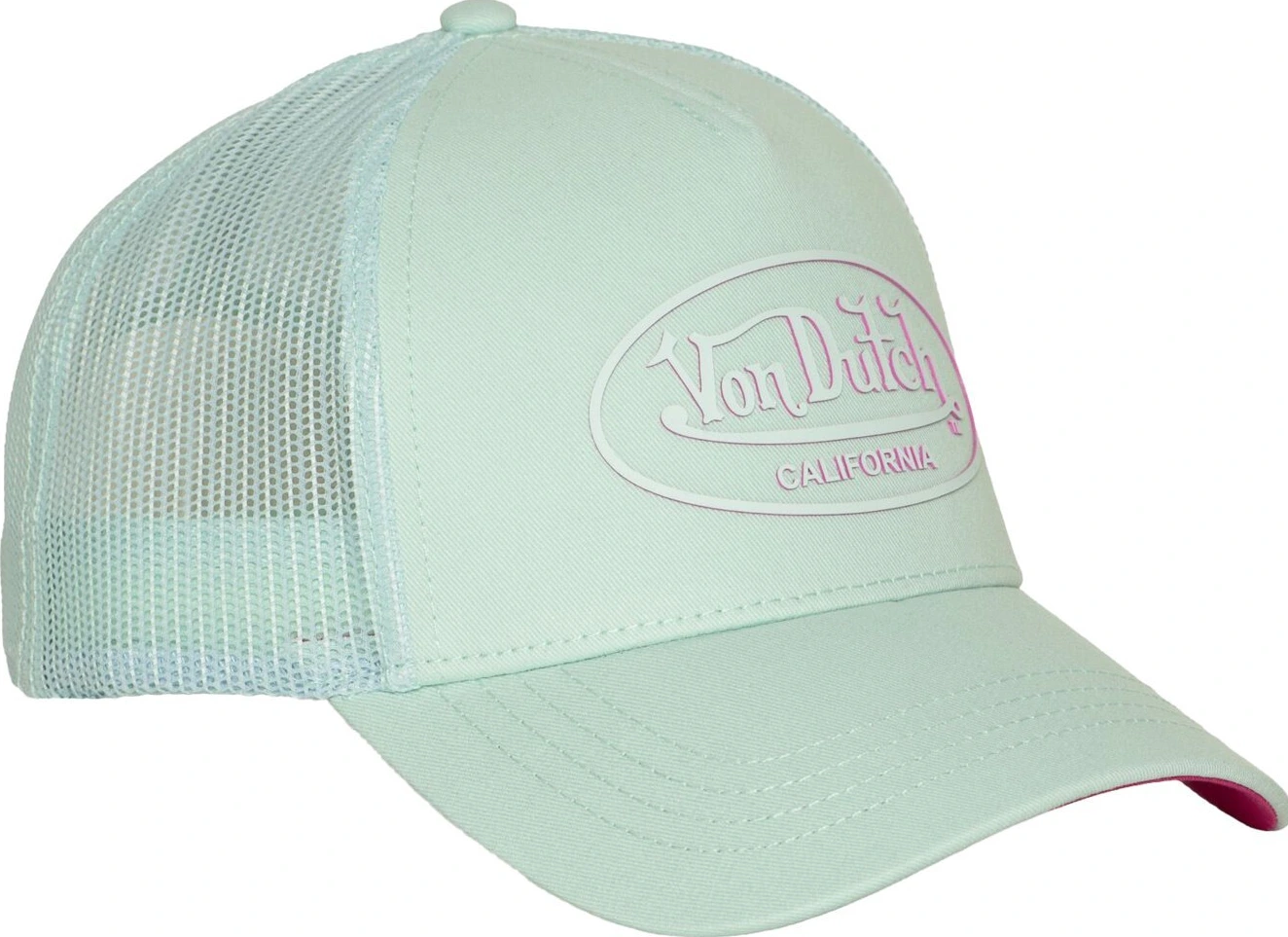 Von Dutch Baseball mesh cap, aqua Blue