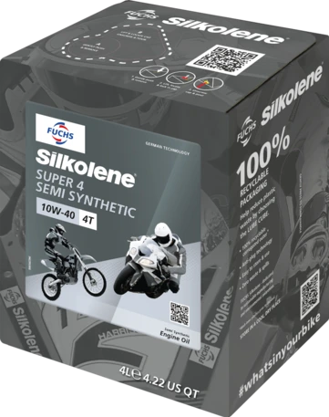 Silkolene Super 4 10W-40 4L CUBE (4)