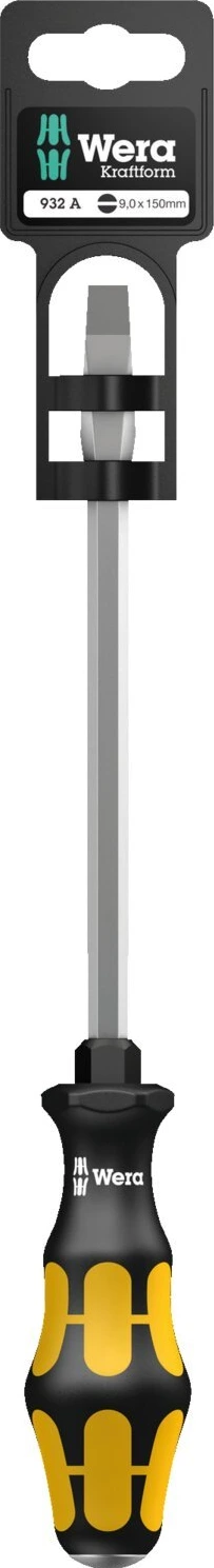Wera screwdriver for slotted screws Series 900, Black, 150 mm