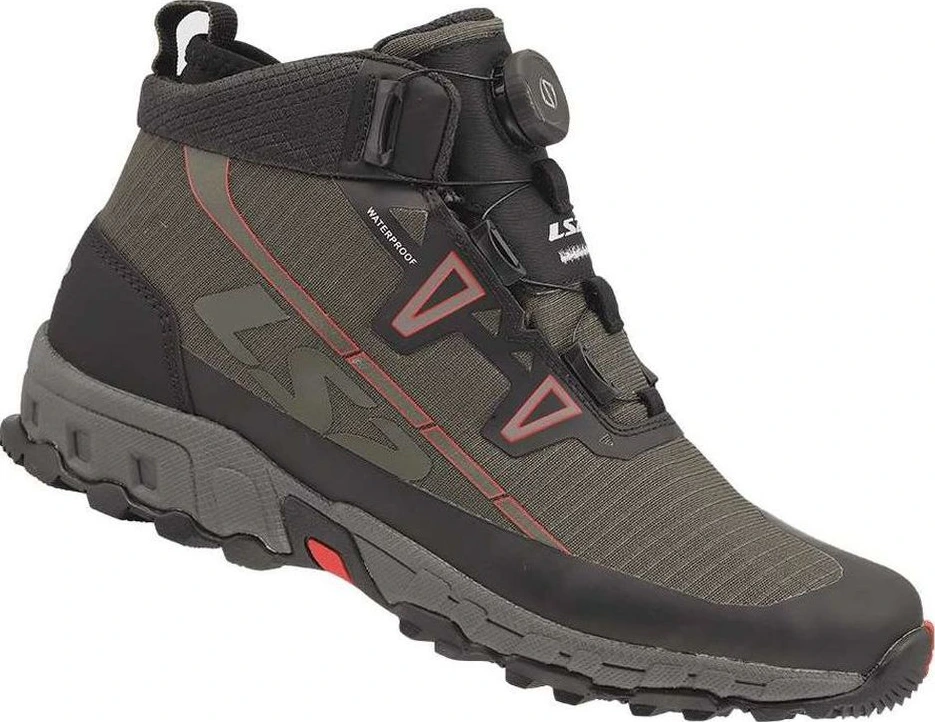 LS2 Trekker Man Waterproof Boots - Green, 41