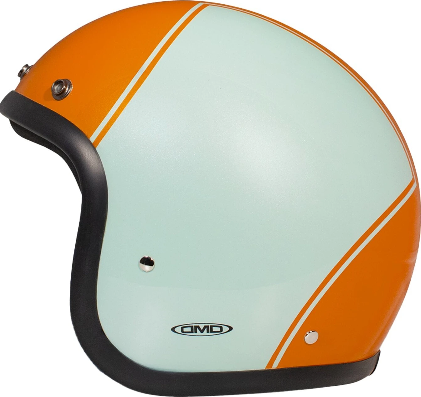 DMD Retro helmet double, Black, S, Matte